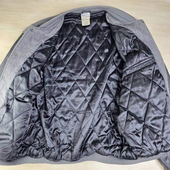 Vintage Reebok Superbowl XXXVI 36 2002 Wool Blend Varsity Letter Jacket Size XL - Picture 15 of 15